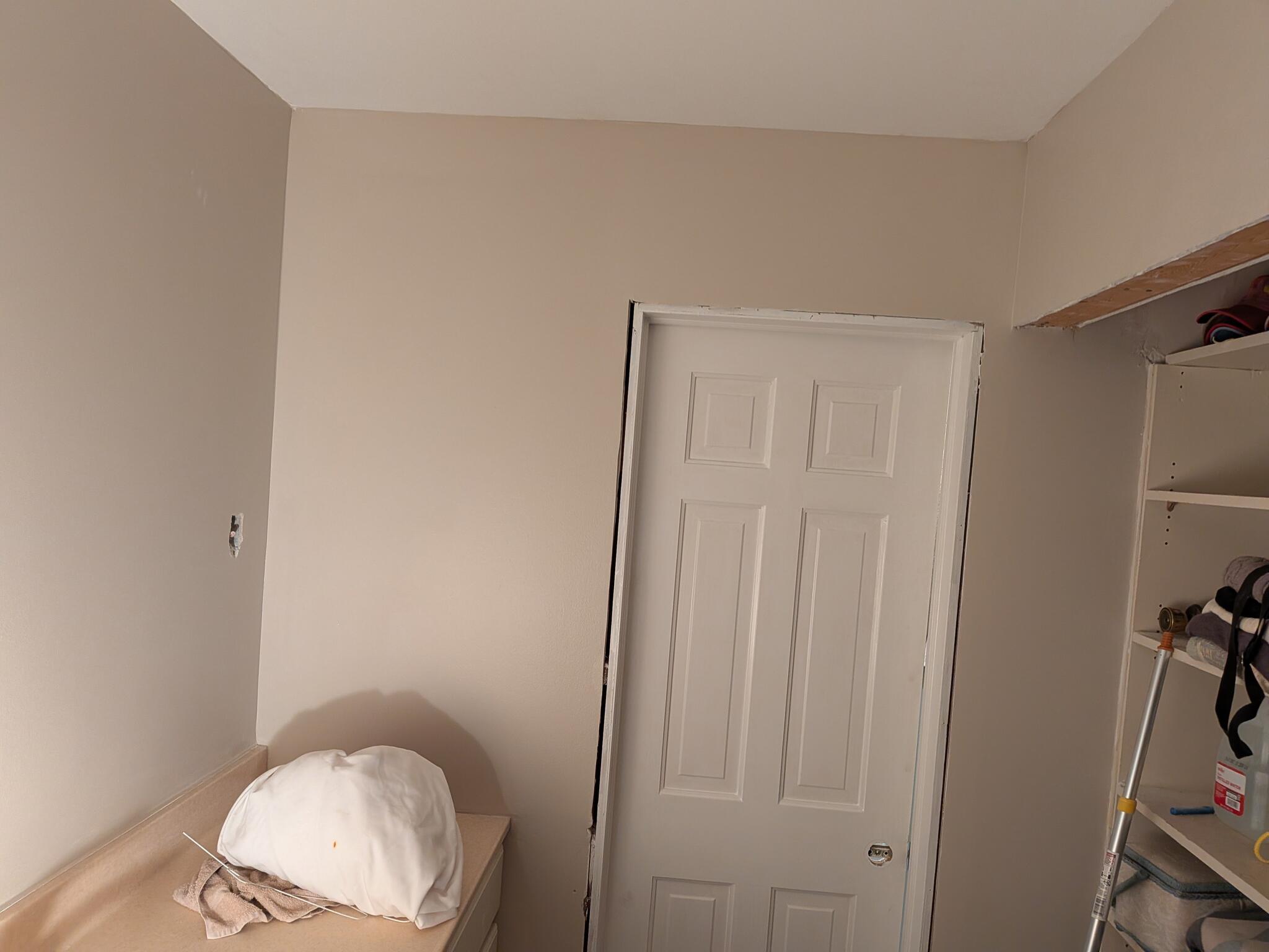 Interior after repair and painting