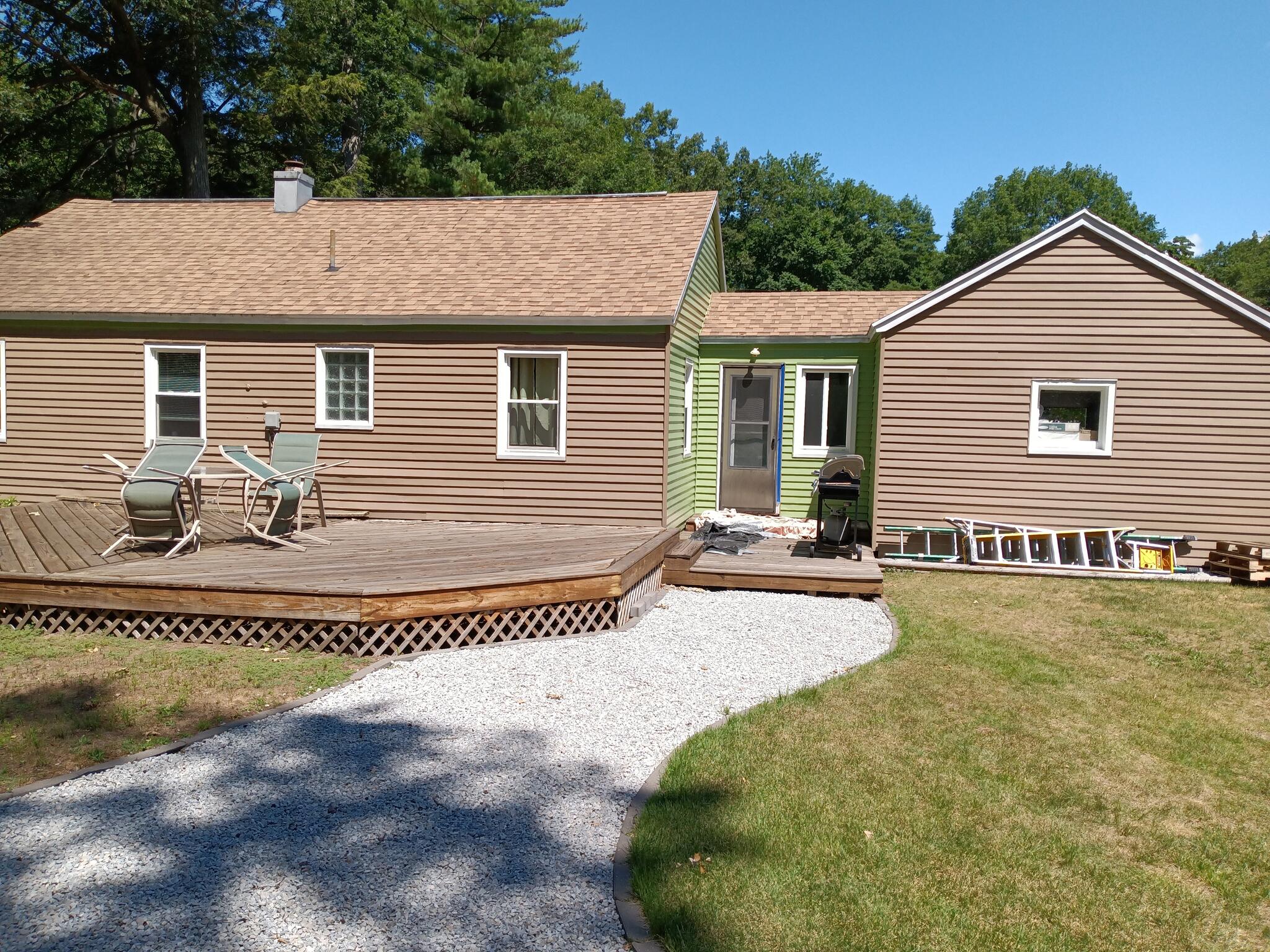 Exterior house before painting